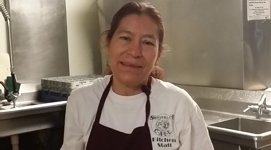 cecilia at the switzerland cafe